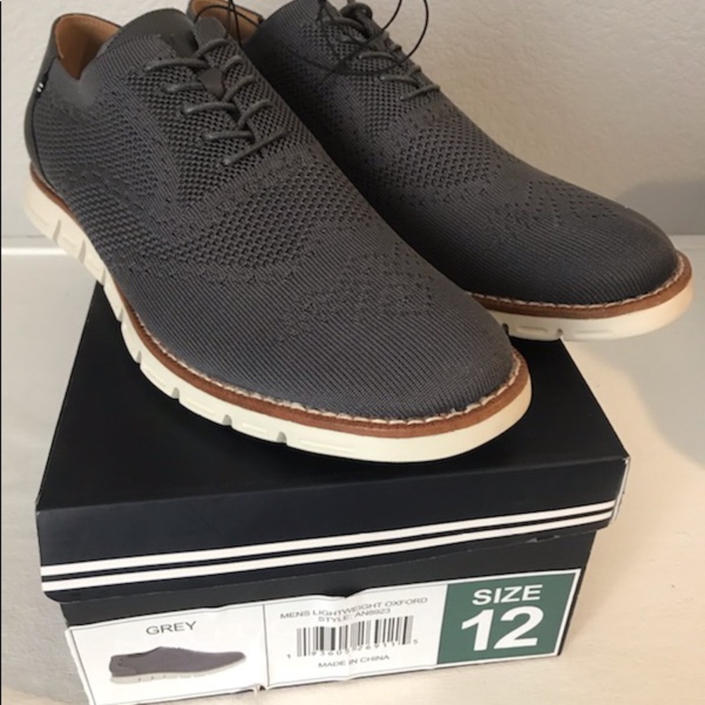Gray Oxfords Shoes size 12